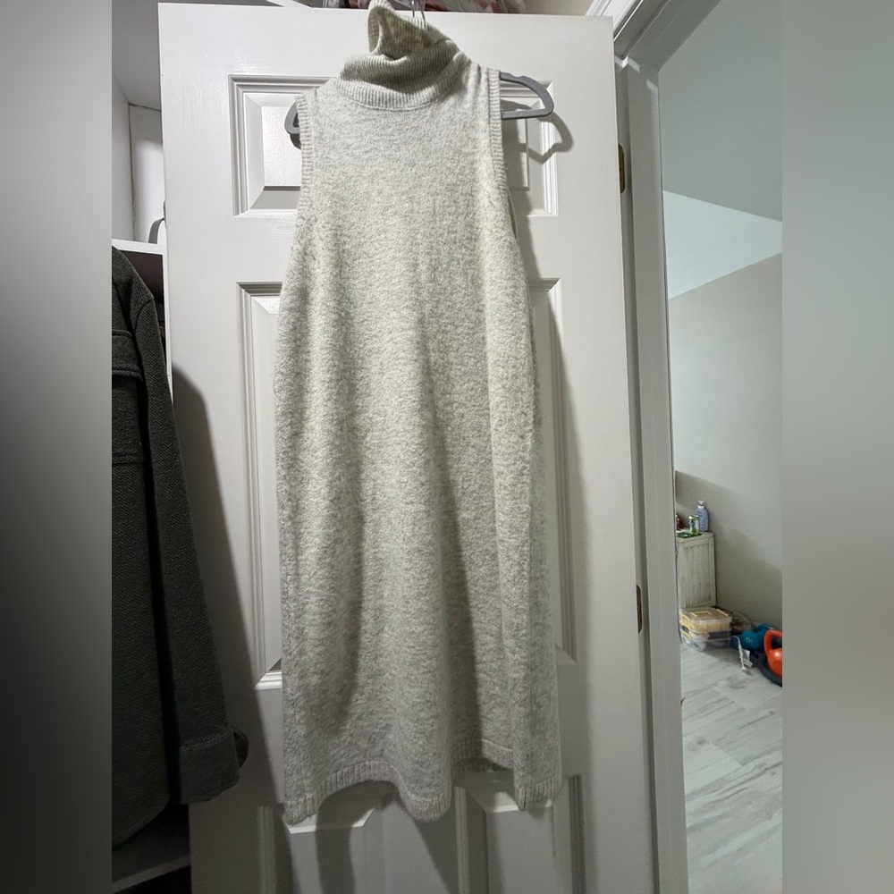 MSK Light Gray Midi Dress